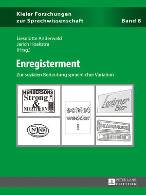 cover image of Enregisterment